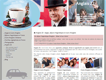 Tablet Screenshot of anglais22.com